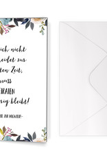 Glückwunschkarte Hochzeit "Heiraten, was übrig bleibt"