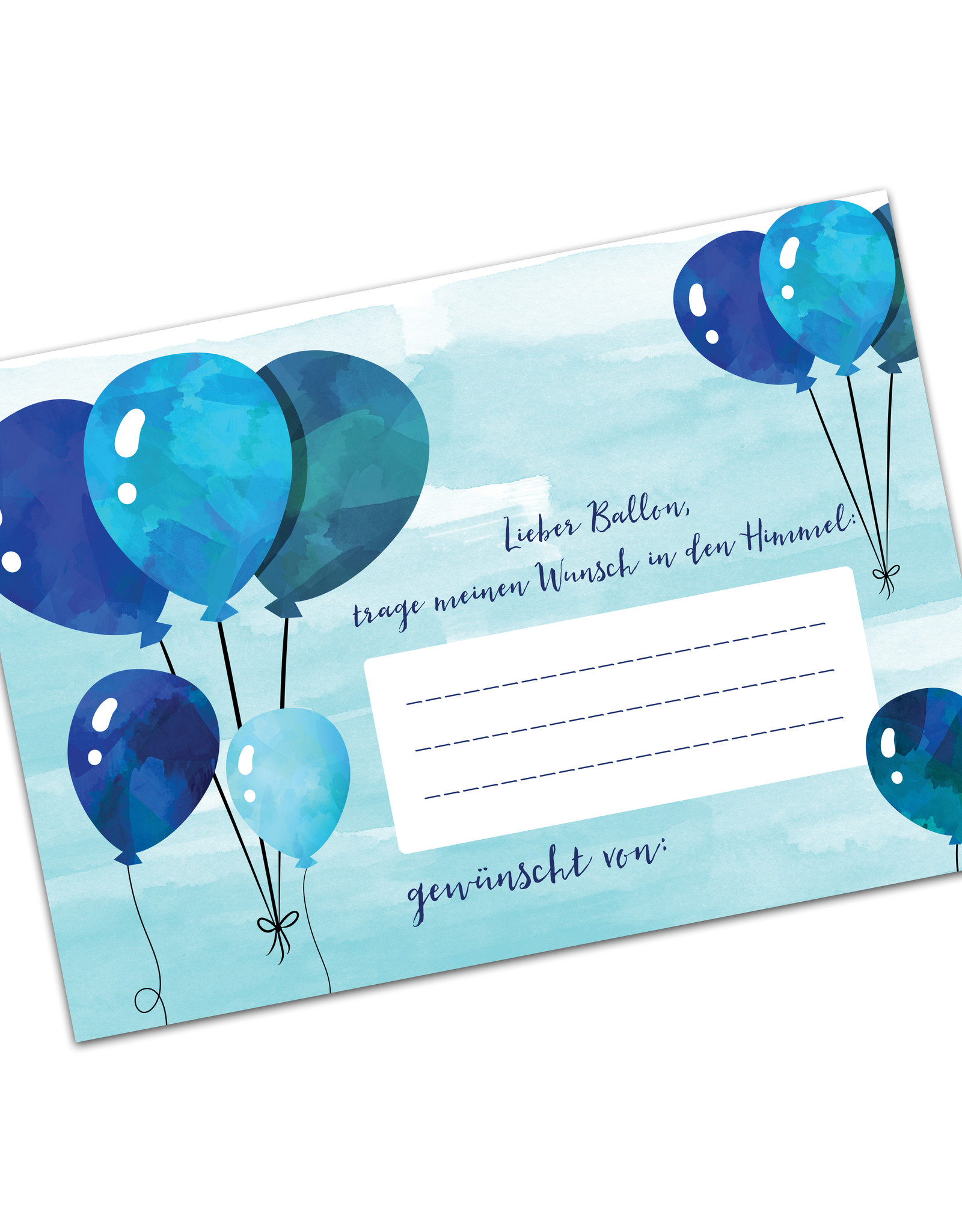 50 Ballonflugkarten für Kinder