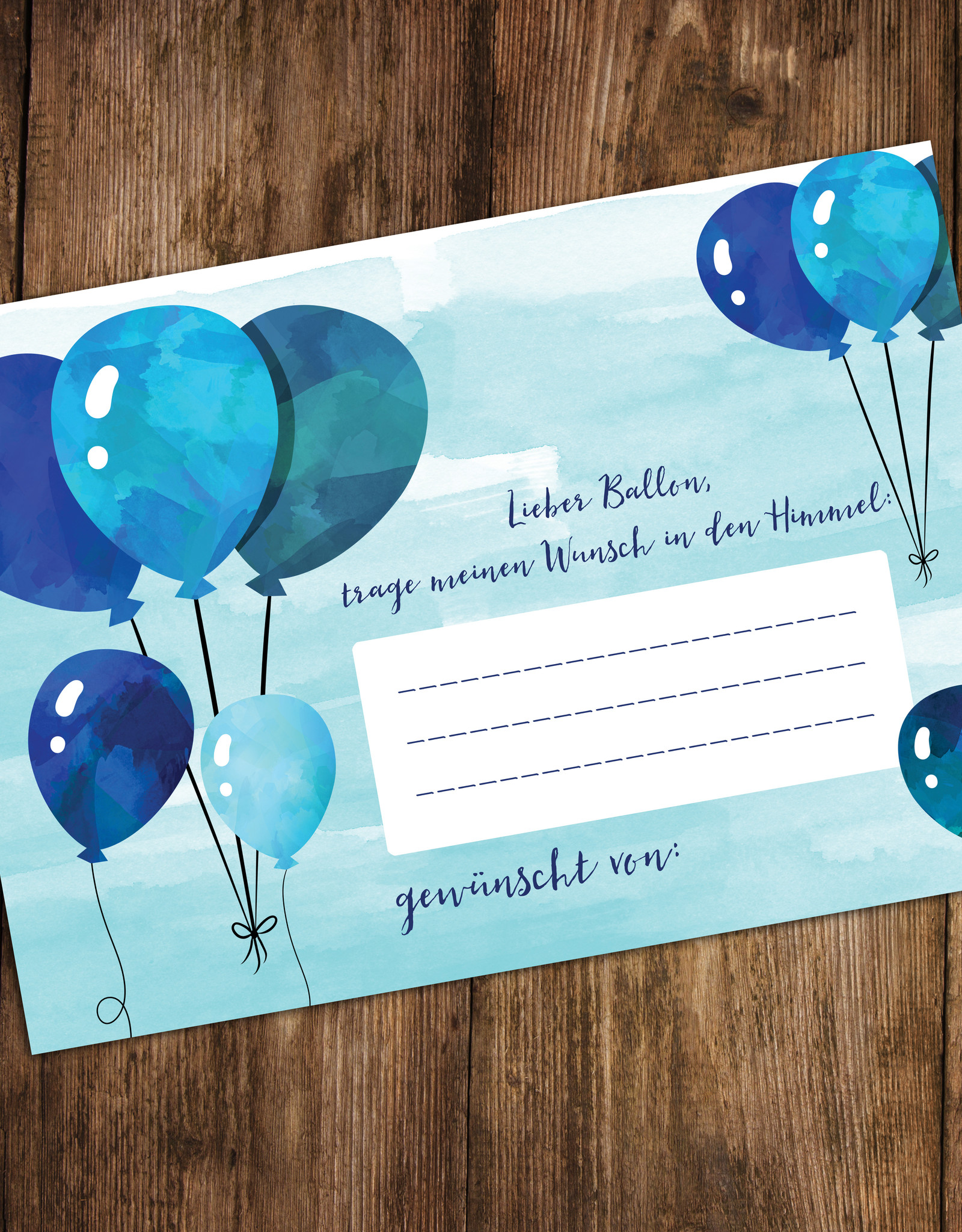 50 Ballonflugkarten für Kinder - Nastami.de