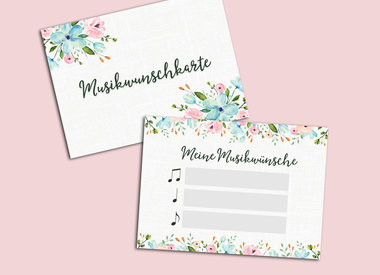 Musikwunschkarten