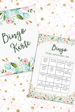 50 Bingokarten Hochzeit, Hochzeitsbingo Spiel