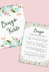 50 Bingokarten Hochzeit, Hochzeitsbingo Spiel