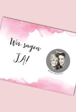 Save the Date Rubbelkarten für die Hochzeit, 25 Stück