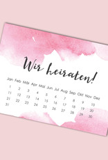 Save the Date Karten für die Hochzeit, 50 Stück