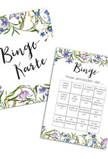 50 Bingokarten Hochzeit, Hochzeitsbingo Spiel