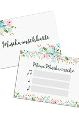 50 Musikwunschkarten für Hochzeit oder Geburtstag