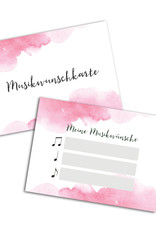 50 Musikwunschkarten für Hochzeit oder Geburtstag