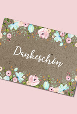 Postkarte "Dankeschön"