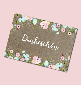 Postkarte "Dankeschön"