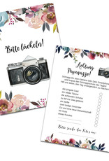 50 Fotokarten "Boho Hochzeit"