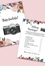 50 Fotokarten "Boho Hochzeit"