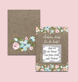 50 Rubbelkarten "Schön, dass Du da bist!"