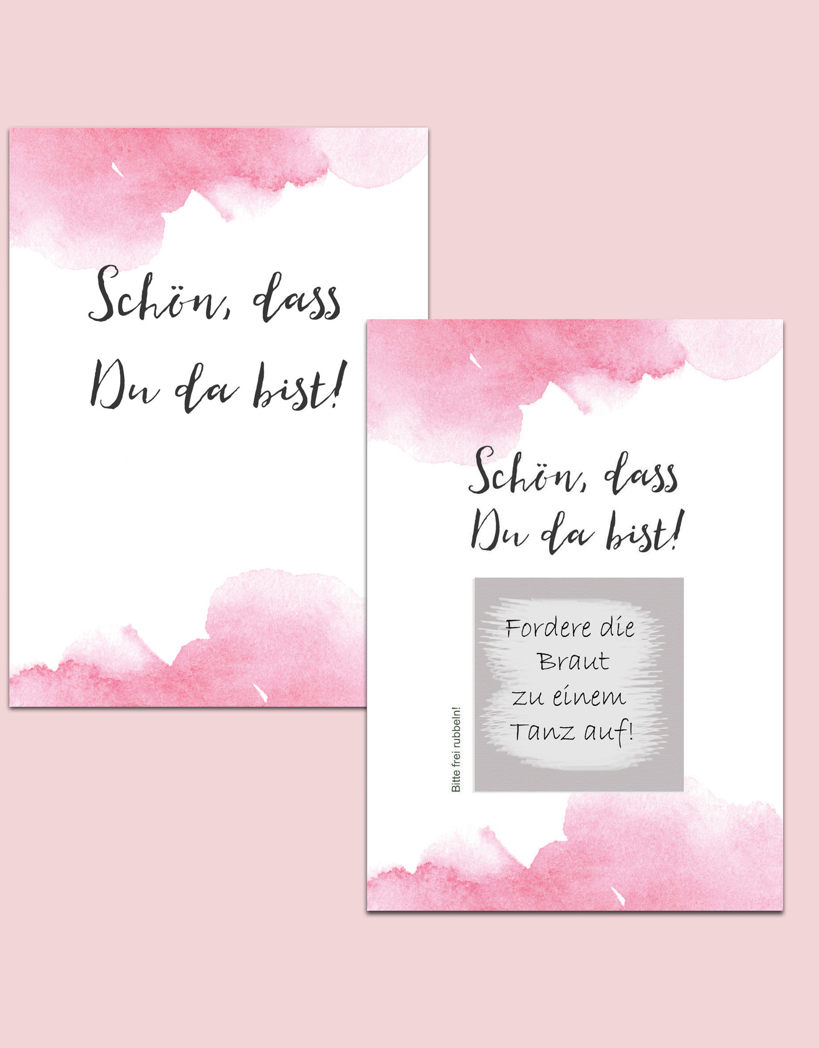 50 Rubbelkarten "Aquarell"