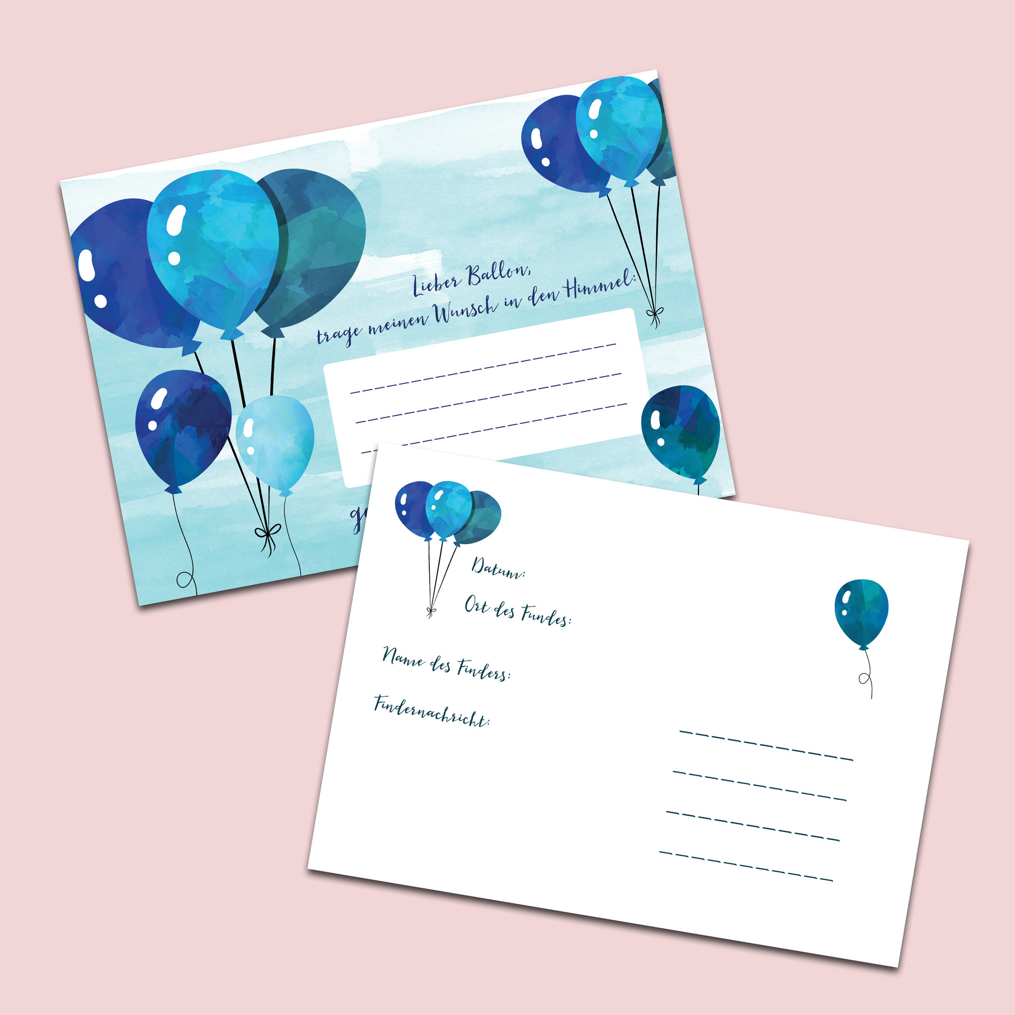 50 Ballonflugkarten für Kinder - Nastami.de