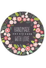 50 Sticker "Handmade with Love"