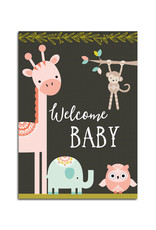 Postkarte Geburt "Welcome Baby"