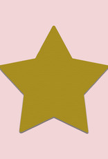 25 Rubbeletiketten Stern 6 cm