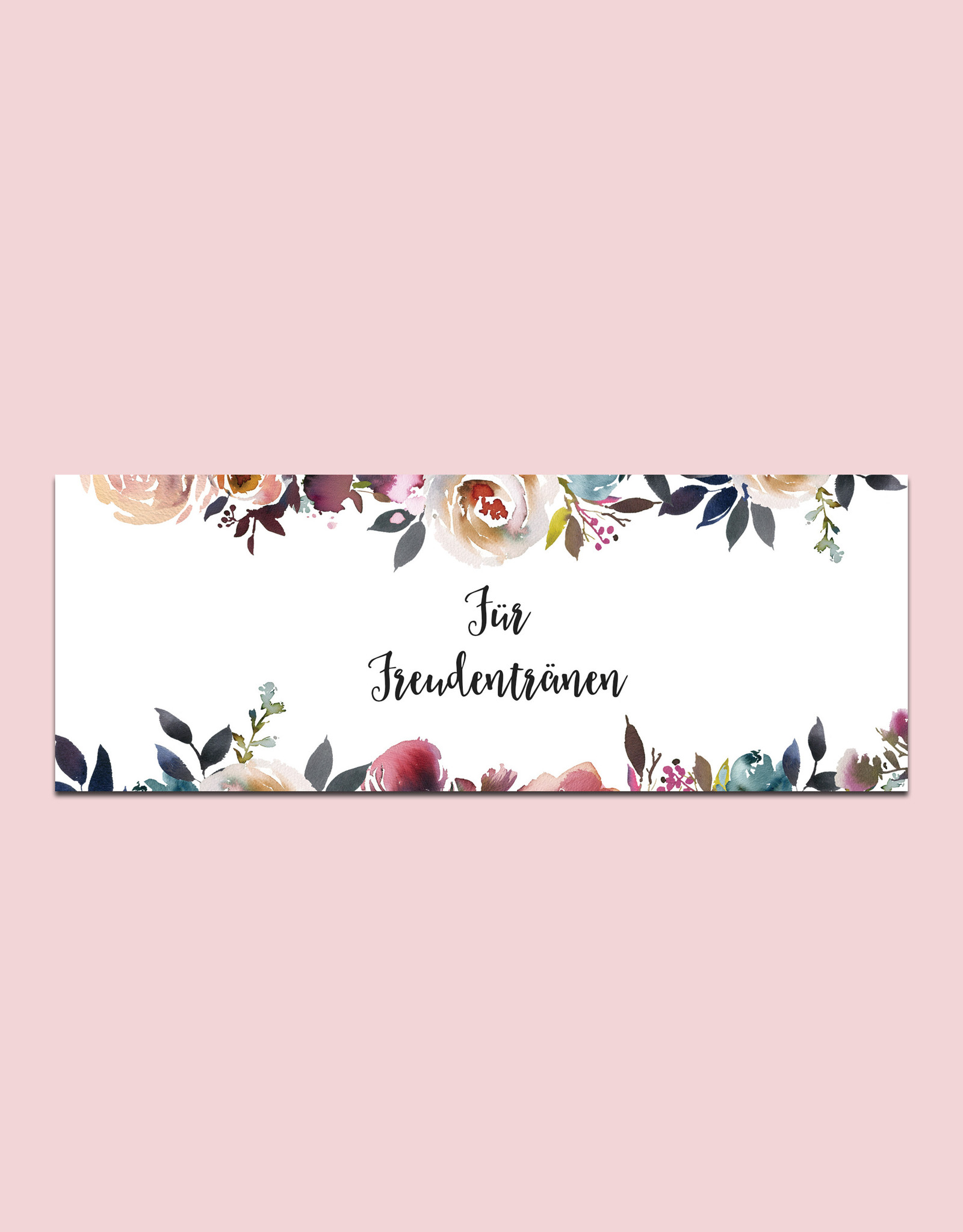 50 x Banderole "Für Freudentränen" BOHO Hochzeit