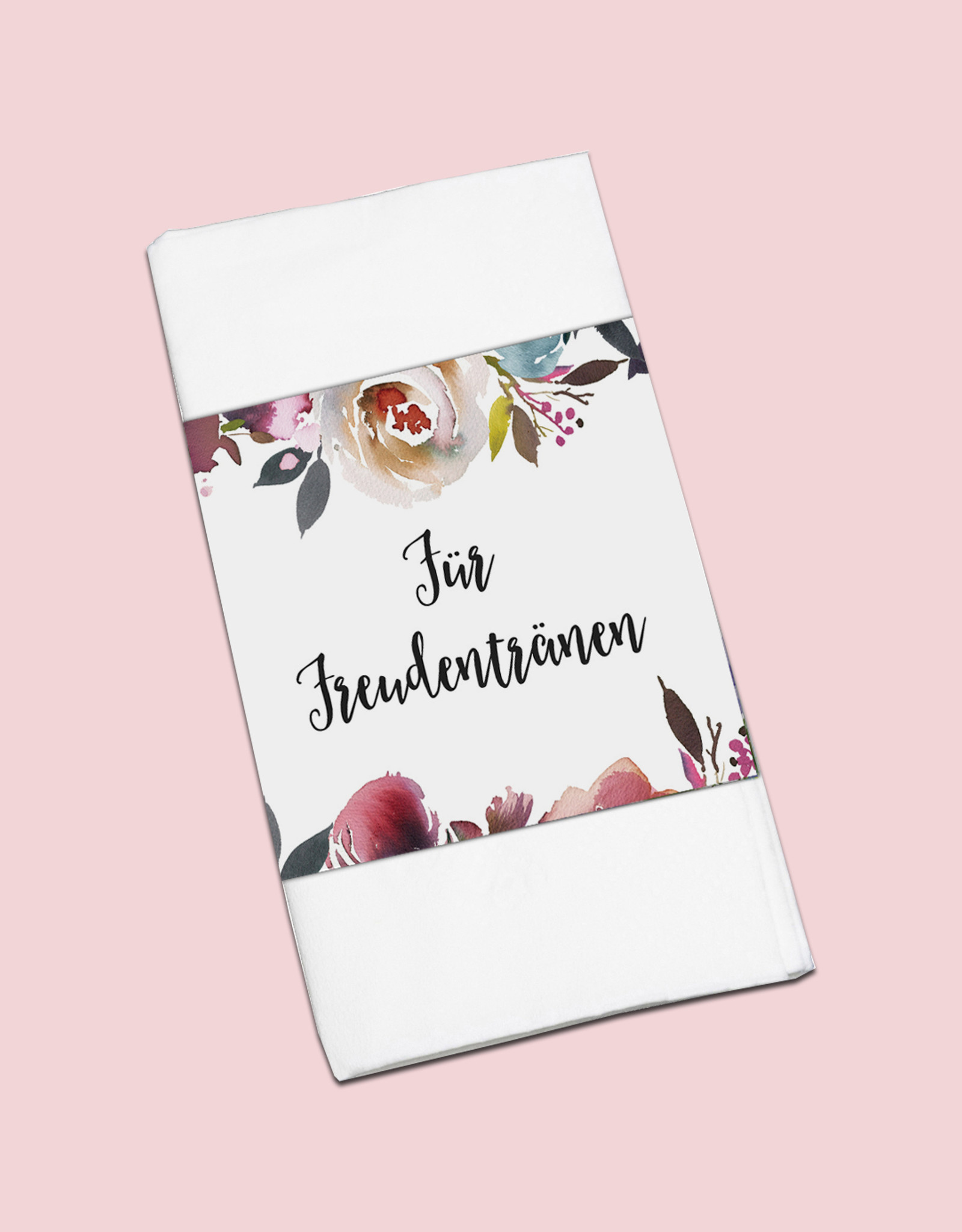 50 x Banderole "Für Freudentränen" BOHO Hochzeit