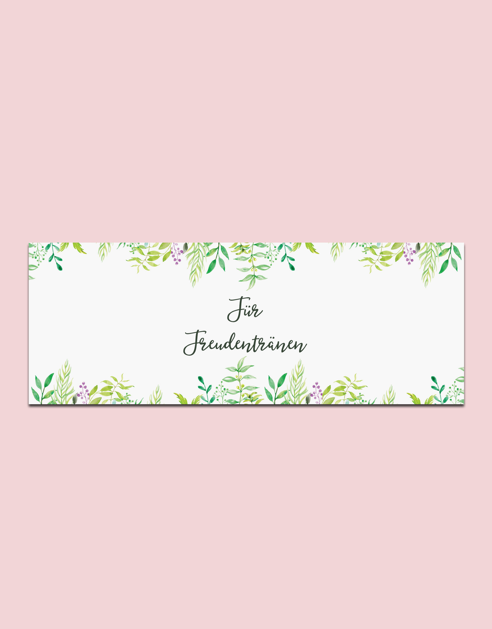 50 x Banderole "Für Freudentränen" Hochzeitsdeko - Copy