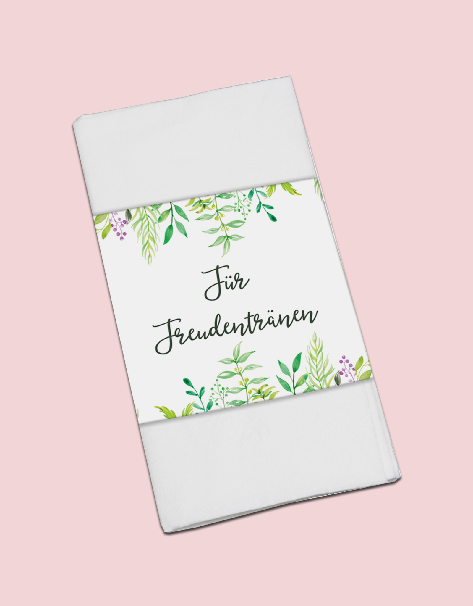 50 x Banderole "Für Freudentränen" Hochzeitsdeko - Copy