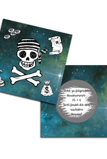 10 Hinweiskarten zum Rubbeln für die Schatzsuche