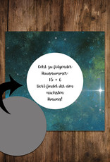 10 Hinweiskarten zum Rubbeln für die Schatzsuche