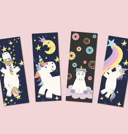 4 Lesezeichen Einhorn