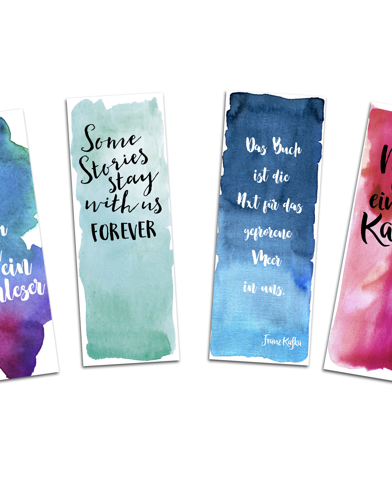 Wendelesezeichen Einhorn 4 Stück Nastami.de