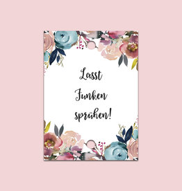 50 Wunderkerzen Schilder "Boho Hochzeit"