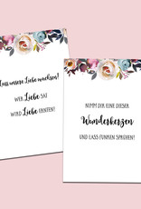 Schild Hochzeit 8er Set, Hochzeitsschilder BOHO