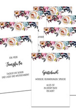Schild Hochzeit 8er Set, Hochzeitsschilder BOHO