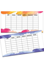 5 x Stundenplan für Federmäppchen