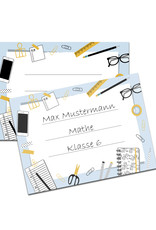 C.Kreul Buchetiketten 20 Stück "Schreibtisch", Namensaufkleber Schule