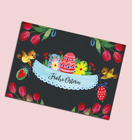 Osterkarte "Frohe Ostern"