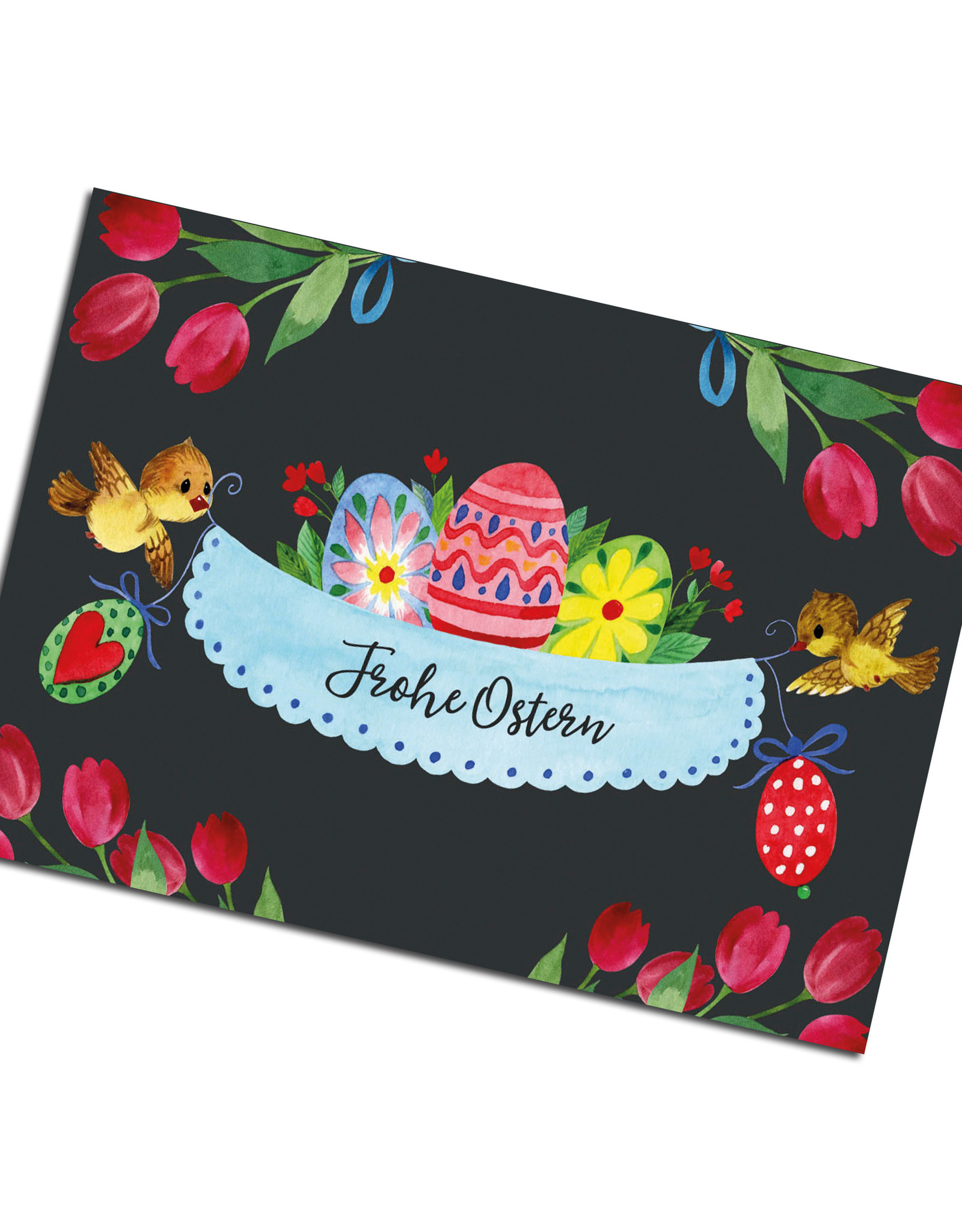 Postkarte Ostern, Osterkarte "Frohe Ostern"