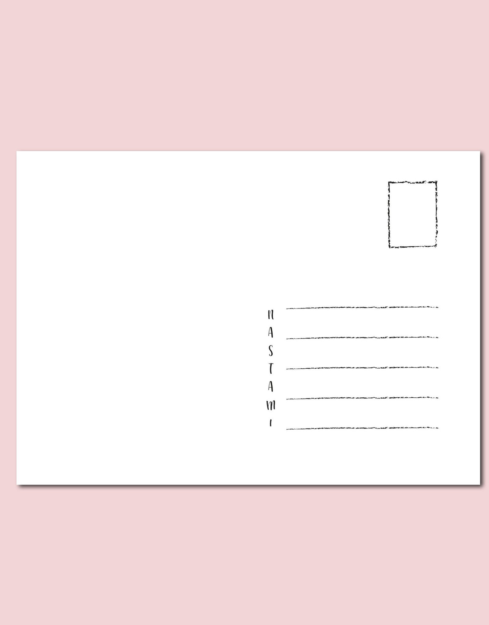 Postkarte Valentinstag "I love you to the moon and back"