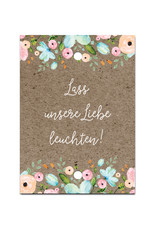 50 Schilder für Knicklichter "vintage braun"