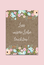 50 Schilder für Knicklichter "vintage braun"