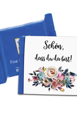 50 x Banderole Schokoladentafeln BOHO Hochzeit