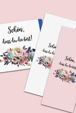 50 x Banderole Schokoladentafeln BOHO Hochzeit