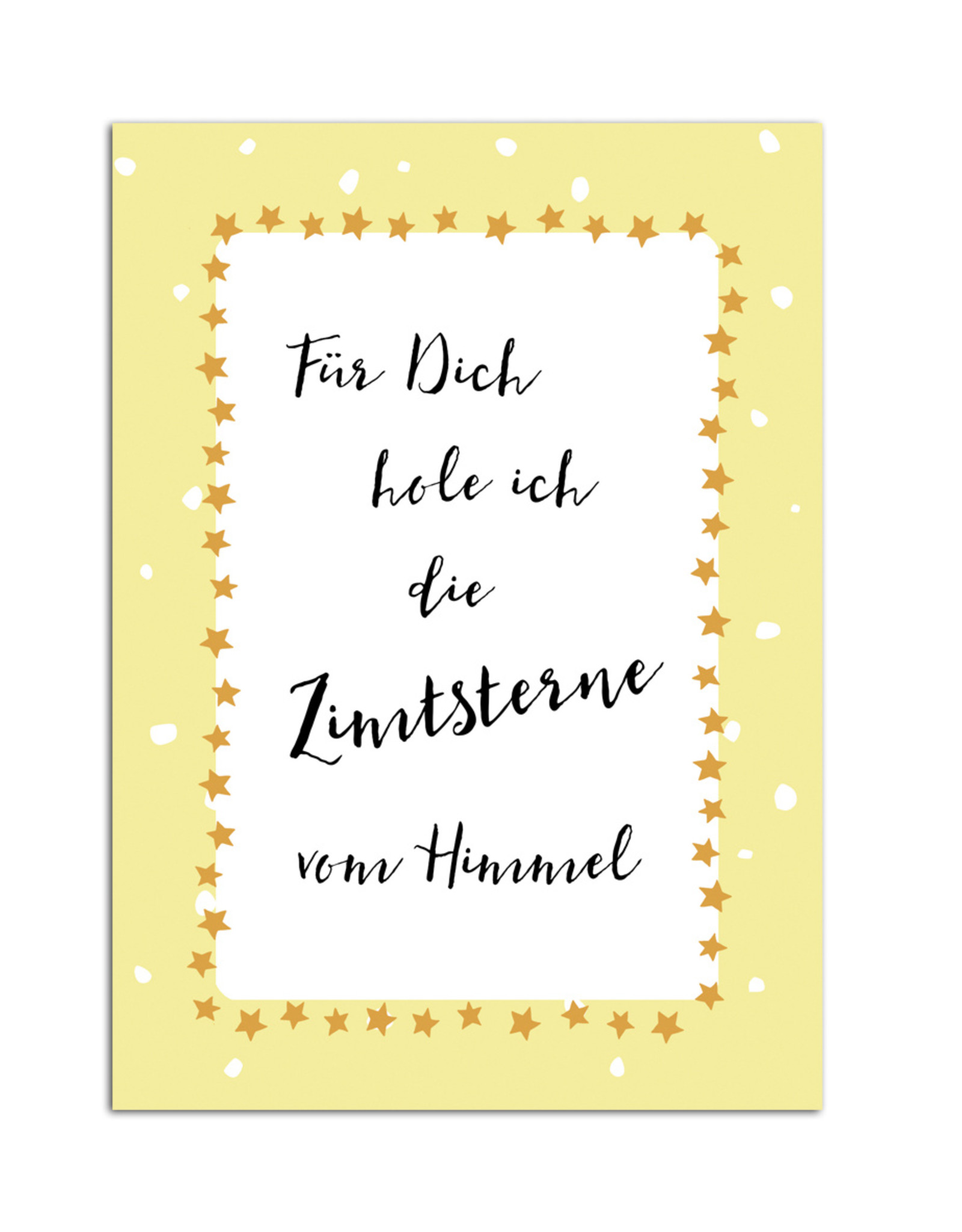 Postkarte Weihnachten "Zimtsterne"