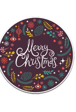 25 Sticker Merry Christmas, Christmas sticker