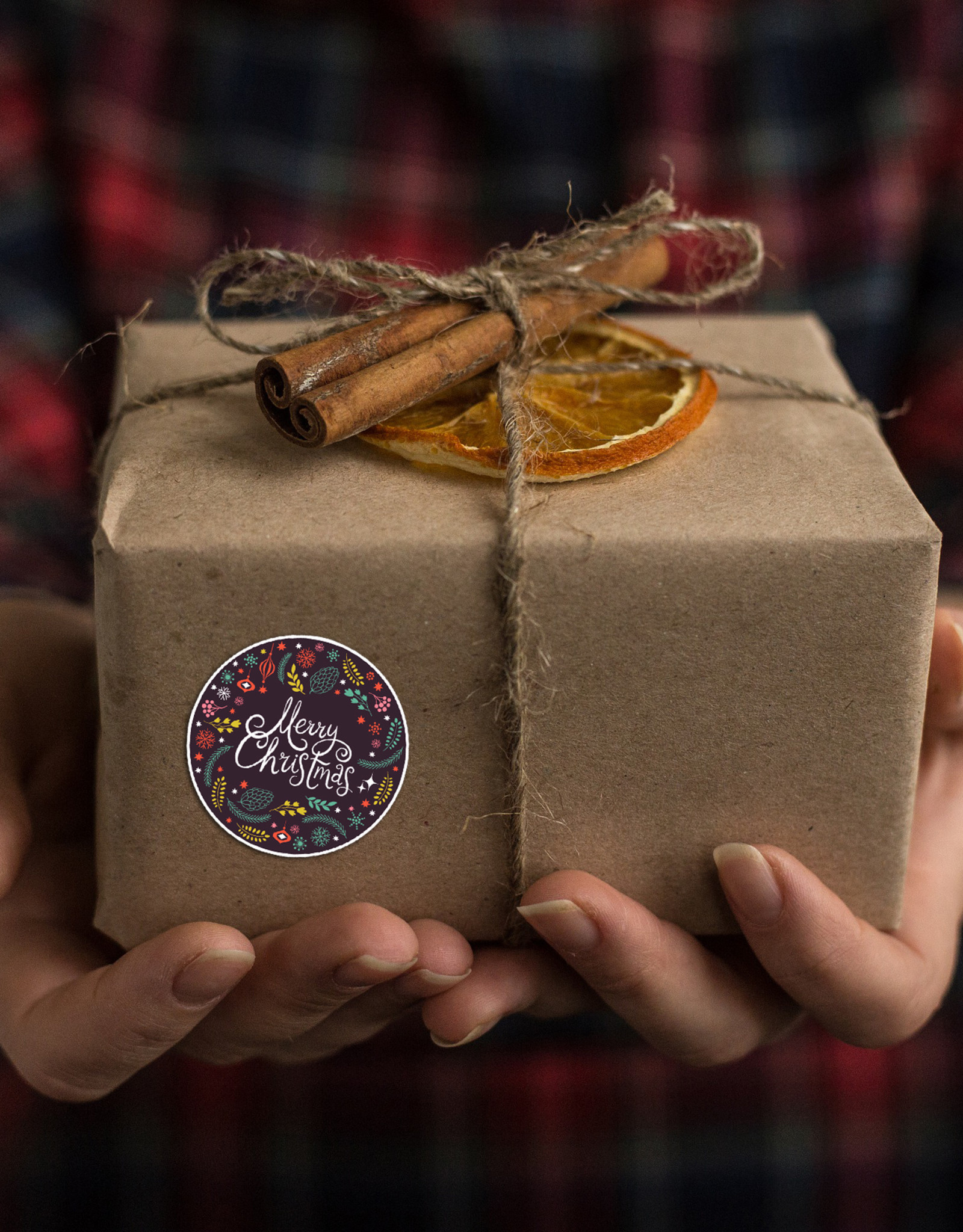 25 Sticker Merry Christmas, Christmas sticker