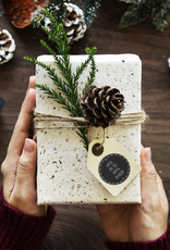 25 Sticker "selbst gemacht" Geschenkaufkleber