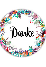 50 Sticker "Danke"