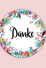 50 Sticker "Danke"