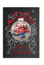 1 x Weihnachtskarte zum Rubbeln inkl. Rubbelsticker