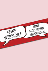 Keine Werbung Aufkleber Briefkasten