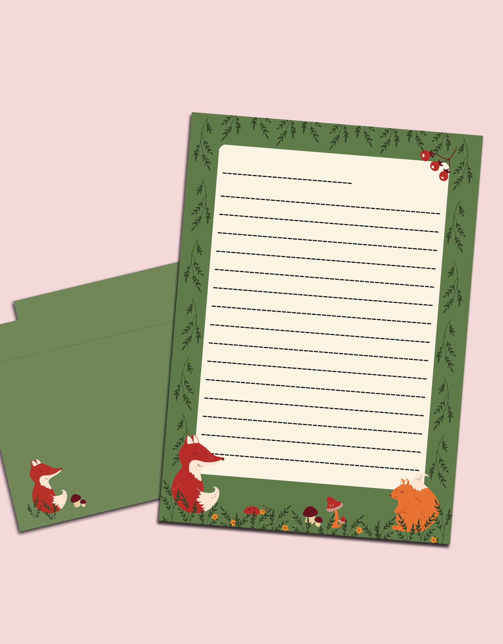 Briefpapier Set DIN A5 Briefpapier Kinder inkl. Umschläge